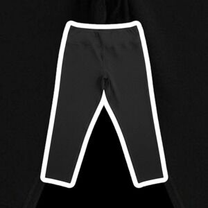 Lucy Womens Cropped Leggings‎ Black Yoga Athletic Pants XL VTG Activewear